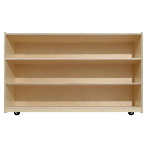 Double Mobile Storage with Lime Green Trays