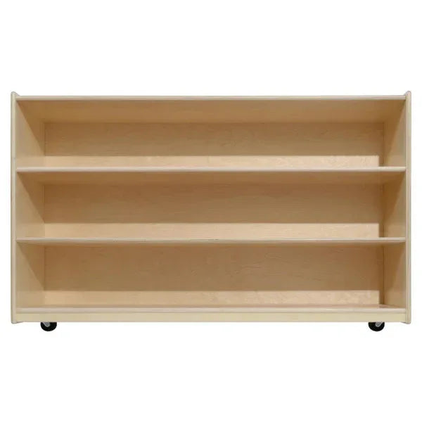 Double Mobile Storage with Purple Trays
