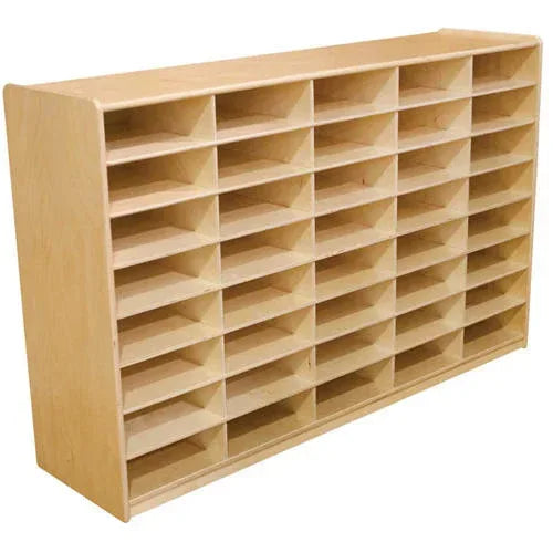 (40) 3" Letter Tray Storage Unit without Trays
