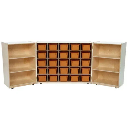 25 Tray Tri-Fold Storage without Trays