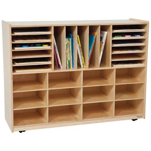 Multi-Sectioned Handy Storage Center without Trays