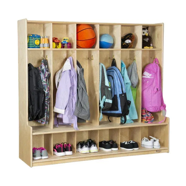 6 Section Seat Locker