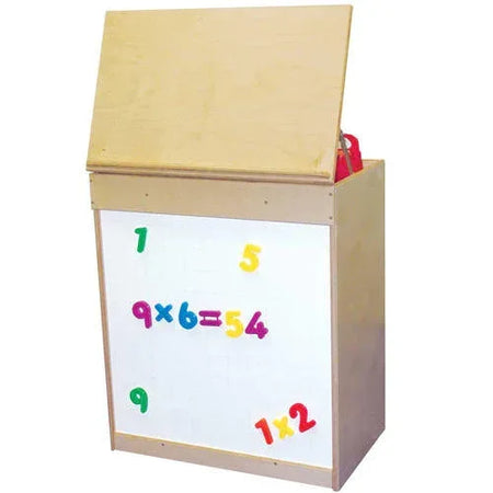 Big Book Display with Magnetic Markerboard