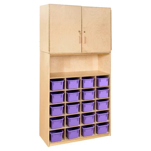 20 Tray Vertical Storage Cabinet without Trays