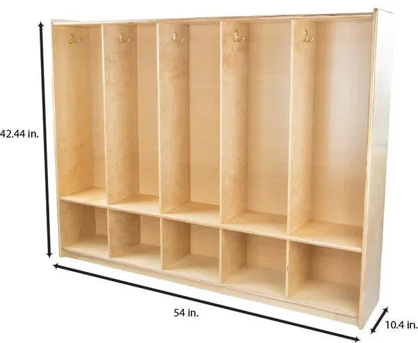 Five Section Toddler Locker