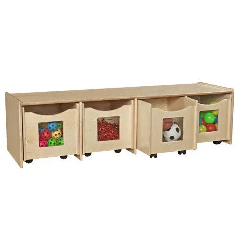 Mobile Rolling Storage/Bench