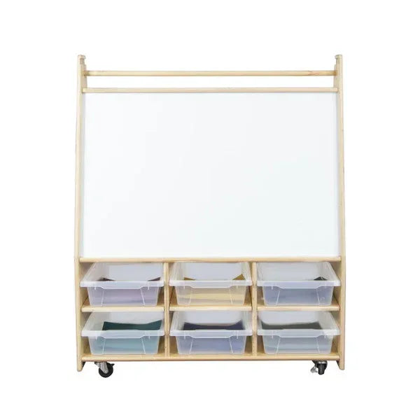 Mobile Literacy Display with Translucent Trays