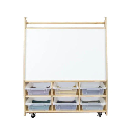 Mobile Literacy Display with Translucent Trays