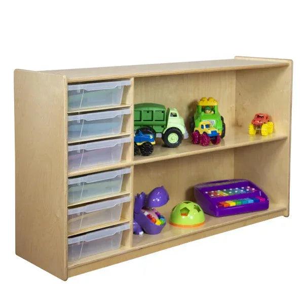 Shelf Storage with Translucent Trays – Gramco School Supplies