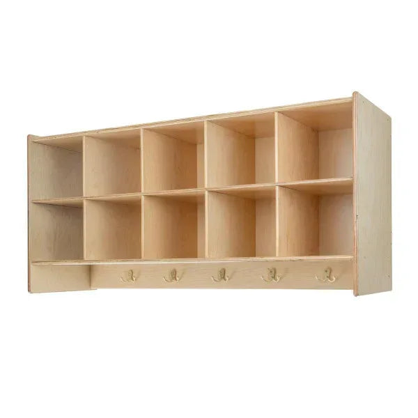 10 Cubby Wall Hanging Unit