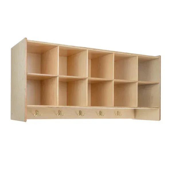 10 Cubby Wall Hanging Unit