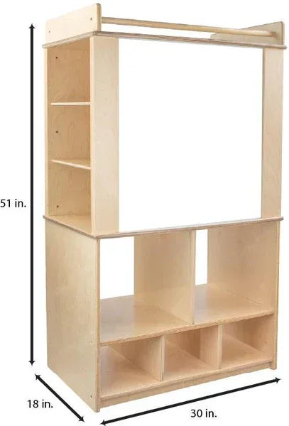 Store-It-All Teaching Center with (3) Translucent Trays