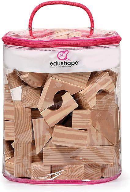 Wood Like Edu Blocks – Set of 80