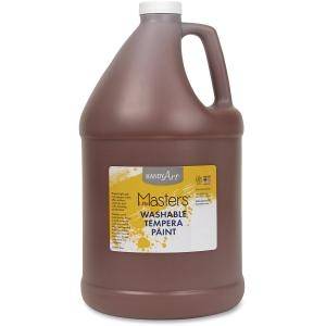 Handy Art Little Masters Washable Tempera Paint Gallon (HAN2147) Brown