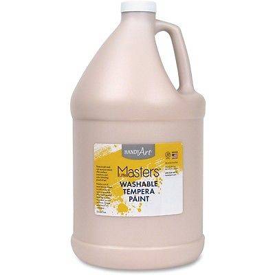 Handy Art Little Masters Washable Tempera Paint Gallon (HAN2147) Peach