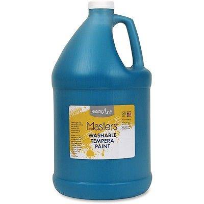 Handy Art Little Masters Washable Tempera Paint Gallon (HAN2147) Turquoise