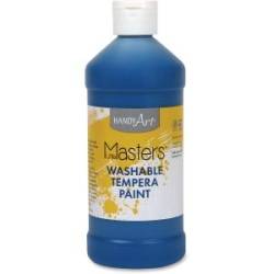 Handy Art 16 oz. Little Masters Washable Tempera Paint (HAN2117) Blue