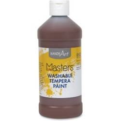 Handy Art 16 oz. Little Masters Washable Tempera Paint (HAN2117) Brown