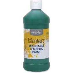 Handy Art 16 oz. Little Masters Washable Tempera Paint (HAN2117) Green