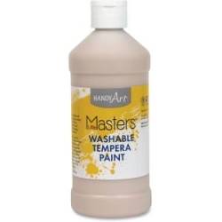 Handy Art 16 oz. Little Masters Washable Tempera Paint (HAN2117) Peach
