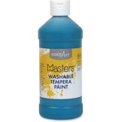 Handy Art 16 oz. Little Masters Washable Tempera Paint (HAN2117) Turquoise