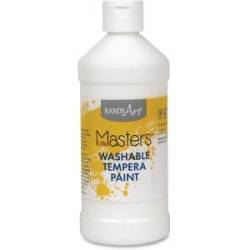 Handy Art 16 oz. Little Masters Washable Tempera Paint (HAN2117) White