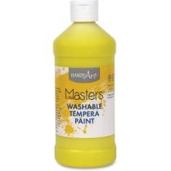 Handy Art 16 oz. Little Masters Washable Tempera Paint (HAN2117) Yellow