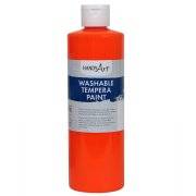 Handy Art® Fluorescent Washable Tempera Paint 16 OZ. Bright Orange