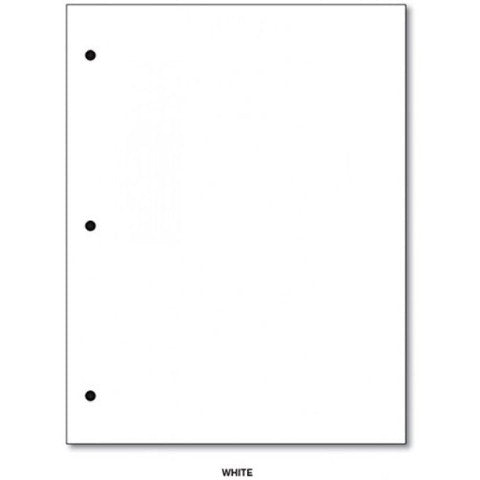 3-Hole Punched White Copy Paper, 8 1/2in. x 11in., 20 Lb., Ream of 500 sheets