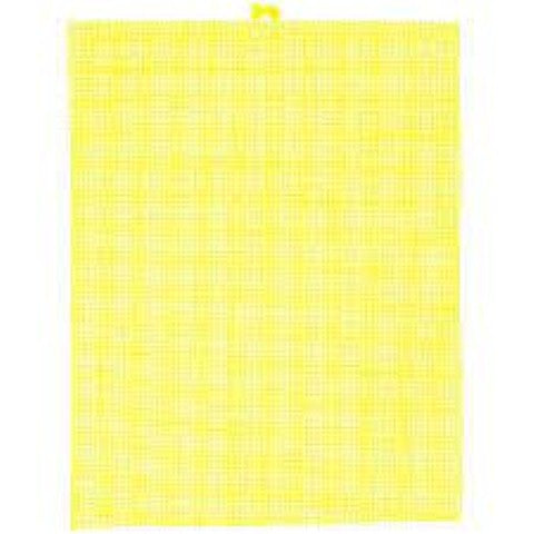 Mesh Colored Plastic Canvas 10.5" x 13.5" - 12/pkg. #7 Yellow