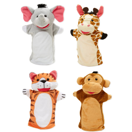 Melissa & Doug - Zoo Friends Hand Puppets Hand Puppets Set of 4